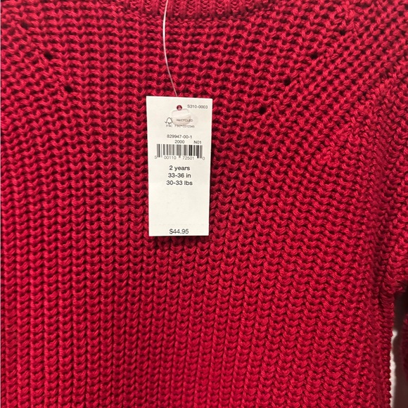 GAP red sweater dress size 2. NWT - Picture 3 of 3